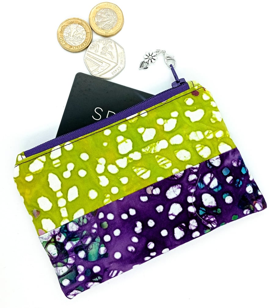 Batik coin and card purse NO POSTAGE 384FF