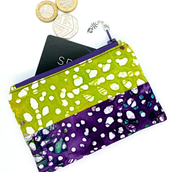 Batik coin and card purse NO POSTAGE 384FF