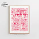 Welsh Sayings Print – Typographic Wall Art