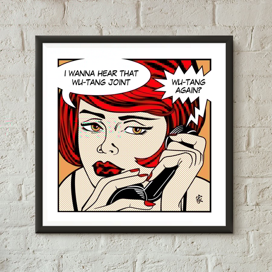 Protect Ya Neck Art Print - Pop Art inspired Wu-Tang Clan art print