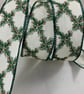 Wire edged Christmas foliage ribbon  - Image 3