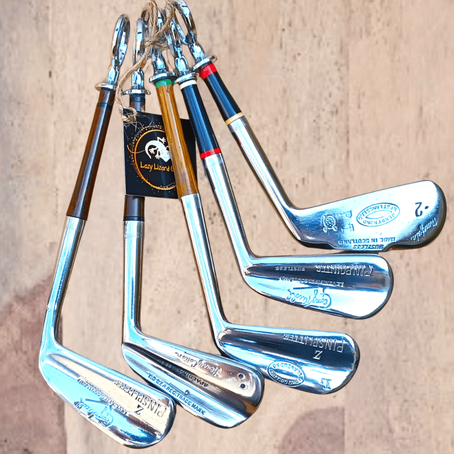 Vintage hand forged golf club bottle opener