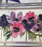 Glorious pink and purple poppies On your Birthday card - Image 3