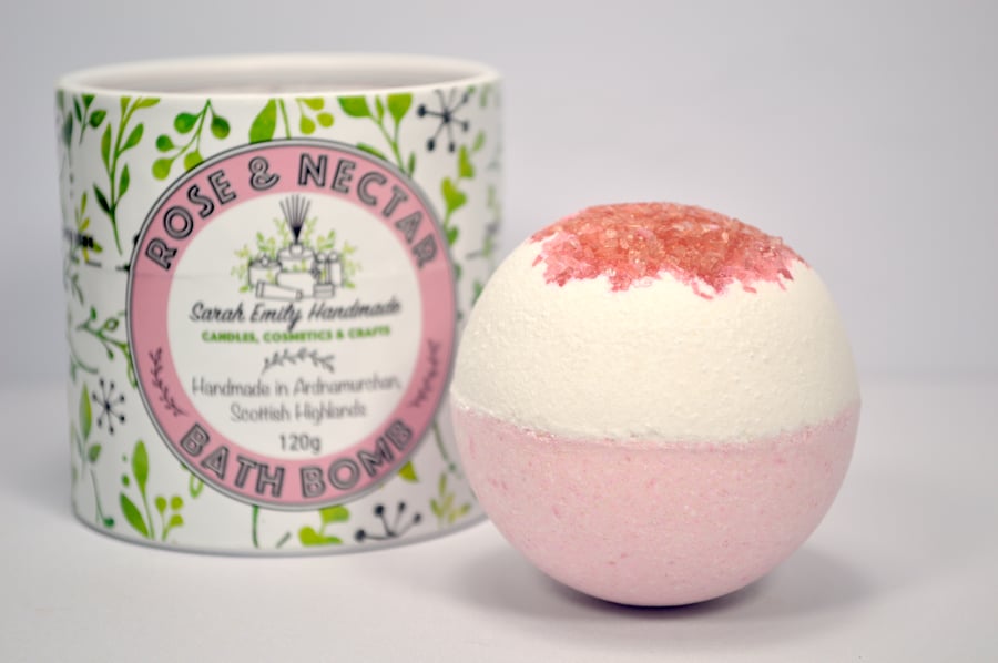 Rose & Nectar Bath Bomb