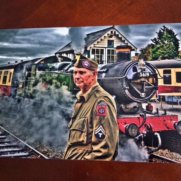 TRAIN PHOTO 12 X 8
