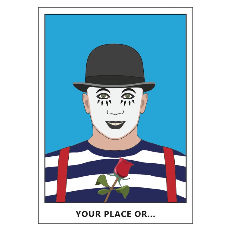 Your Place Or… Postcard