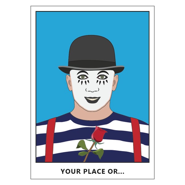 Your Place Or… Postcard
