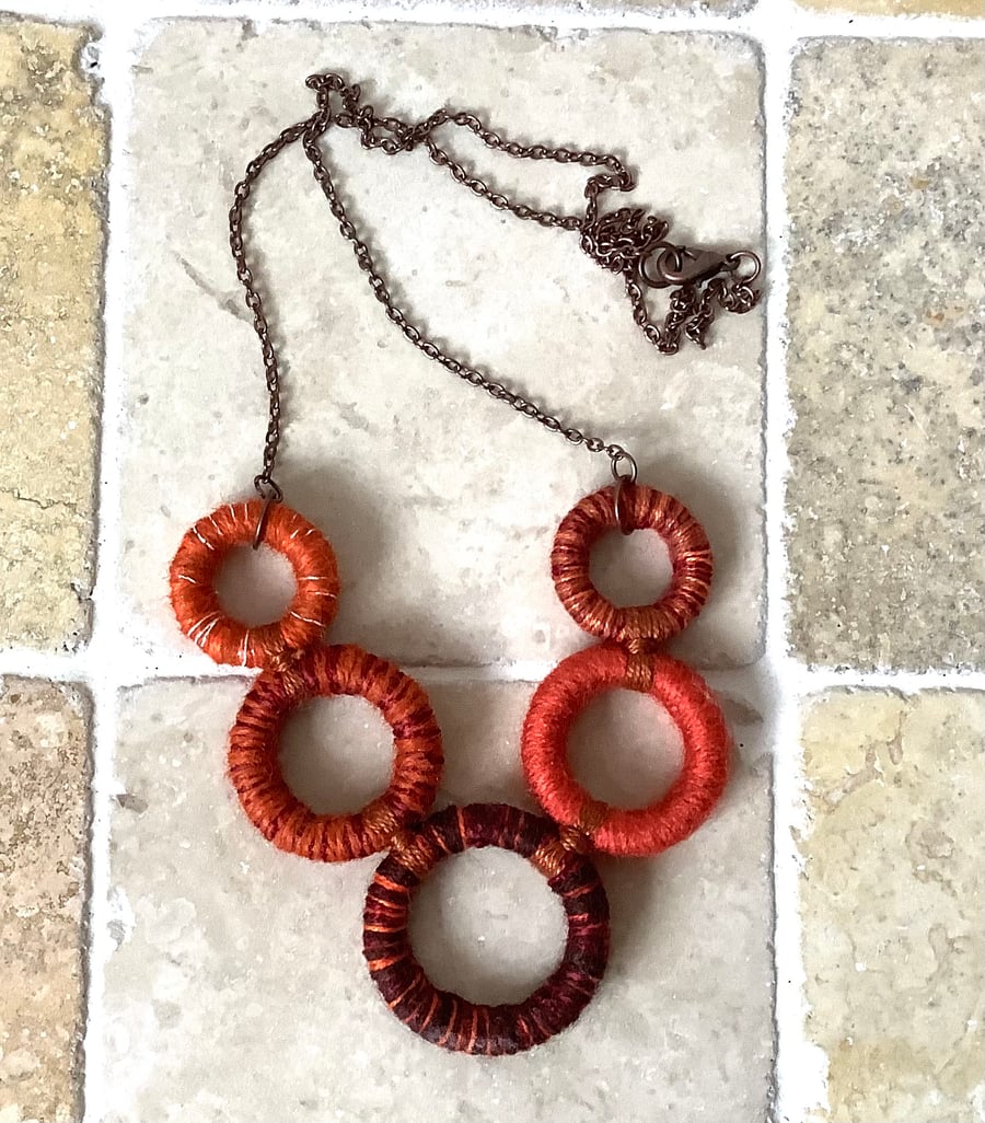 Textile Necklace