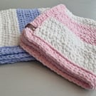 Handmade crochet baby blanket