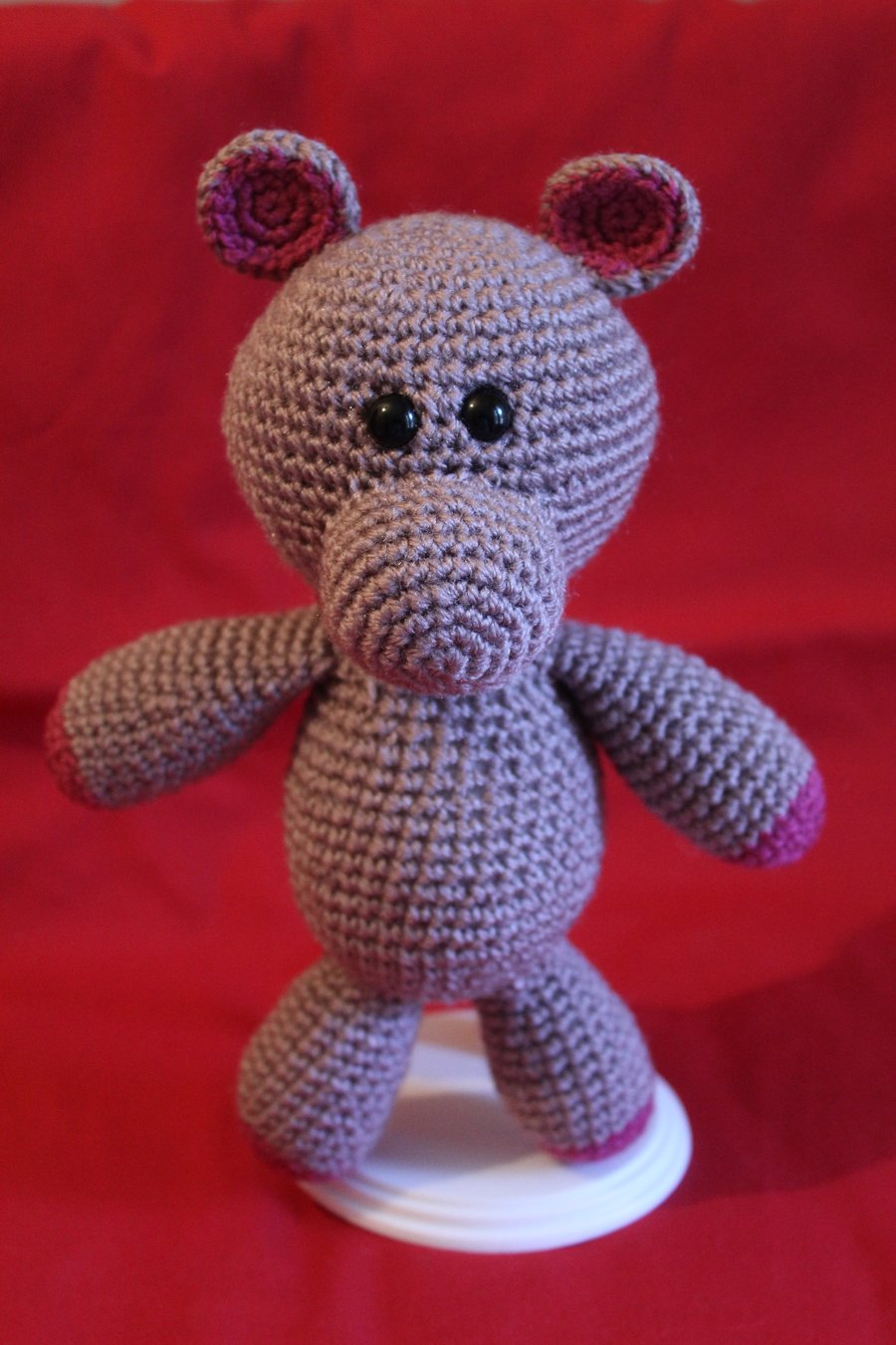 Crochet hippo