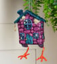 Spun Cotton Baba Yaga Hut Purple - Image 2