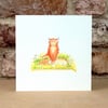 Blank Eco Friendly Ginger Cat card