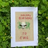 Happy birthday to Ewe card.