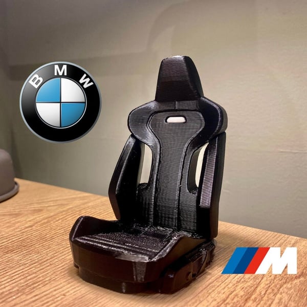 BMW Inspired M3, M4, G80, G82, Seat Phone Holder, 3D Printed, Handmade, Office S
