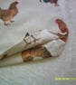 Chickens and Cockerels on Beige Fabric Bag - Image 3