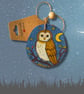 Barn Owl, Stars and Moon - Woodland Theme