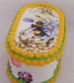 Bumble bee decoupaged jewellery or memory box. - Image 8