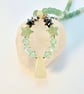 Aventurine Necklace With New Jade, Stars & Swarovski Crystals, Gifts For Her - Image 3