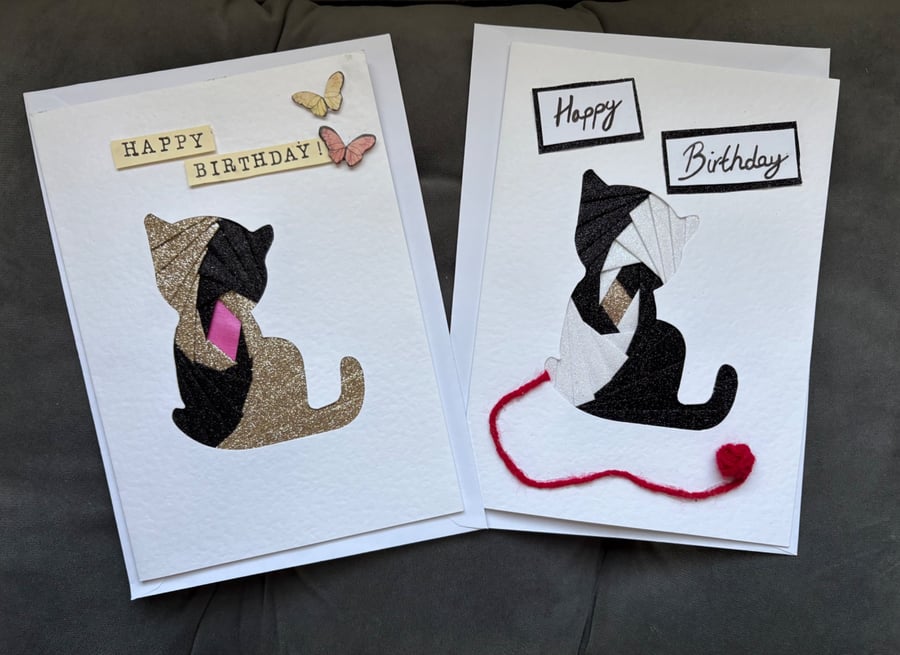 Happy Birthday - Iris handmade cards