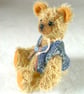 Woody, a 6" collectable mohair bear with a knitted waistcoat - Image 3