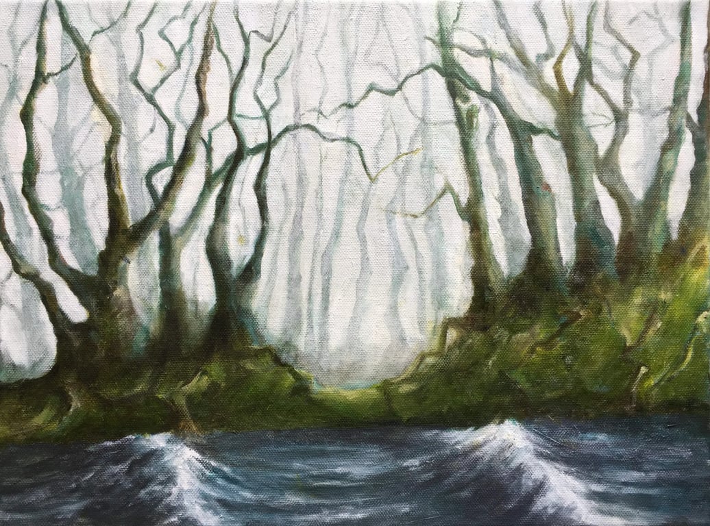 Original Oil on Canvas - Moving