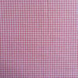 Fabric - Laura Ashley red and white check tartan dress weight fabric