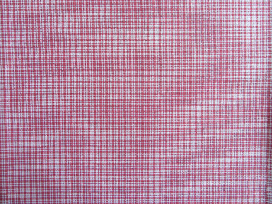 Fabric - Laura Ashley red and white check tartan dress weight fabric