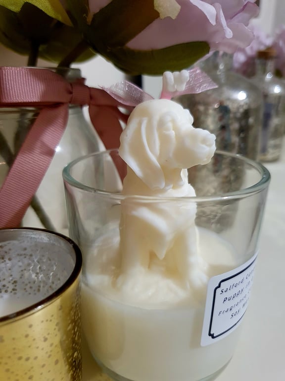 Dog Candle Jar 