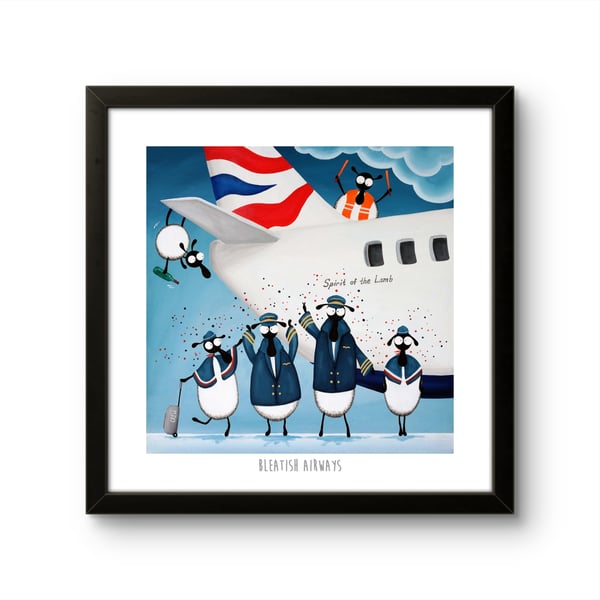 Bleatish Airways - 10" print