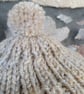 Tea Cosy for Le Creuset Medium Grand 1.3L Tea Pot, Hand Knitted, Oatmeal - Image 6