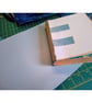 innerwords … Leather Bound Journal, pale blue (Folksy127) - Image 9