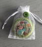 Hand Embroidered Squirrel Brooch - Image 5