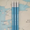 Study Like Athena Blue HB Pencils, Greek Mythology, Back to School, Student Gift