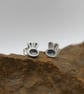 Sterling Silver Bunny Head Stud Earrings, Rabbit Earrings, 25th Anniversary Gift - Image 4