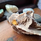 Raw Citrine Crystal and Sterling Silver Bracelet - November Birthstone