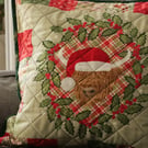 Christmas Highland Cow - Cushion Cover 