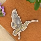 Laser Cut Wooden Curlew Magnet