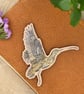 Laser Cut Wooden Curlew Magnet