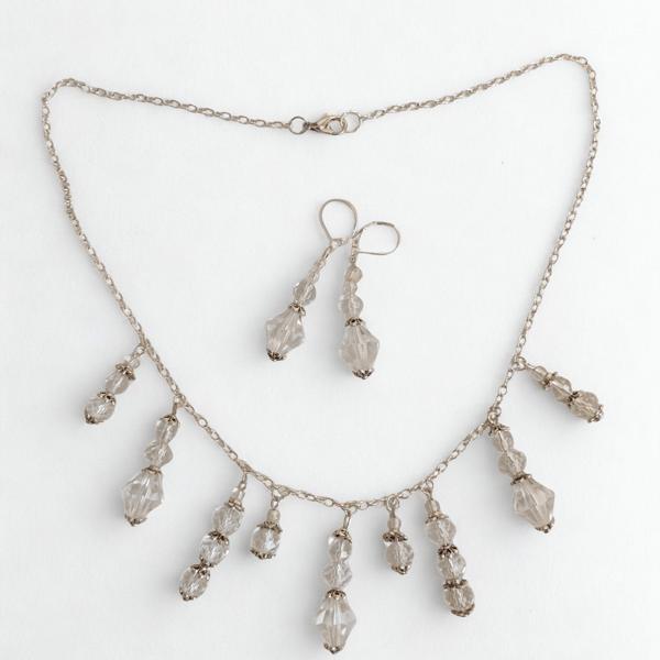 Light Catching Bridal Necklace