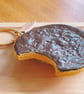Crumbless Classic: Chocolate Digestive Biscuit Keyring - Image 4