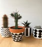 Small 9cm Plant pot, Hand painted, Unique gift, Terracotta - Image 2