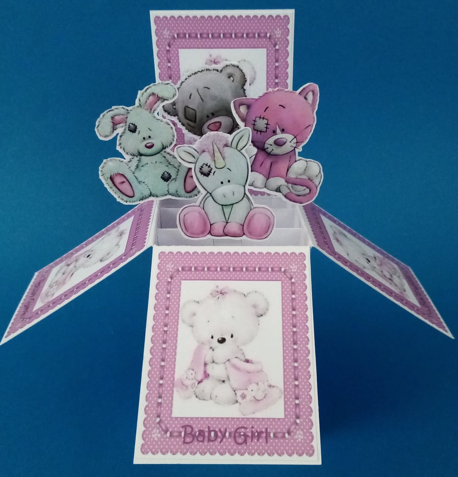 Card for a new baby girl