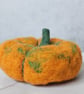 Pumpkin - Needle felted Large Halloween Décor, Autumn Ornaments, Handmade