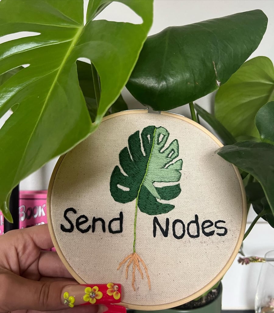 'Send Nodes' Monstera Plant Lover