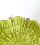 Sterling Silver Hammered Kiss Stud Earrings - Image 3