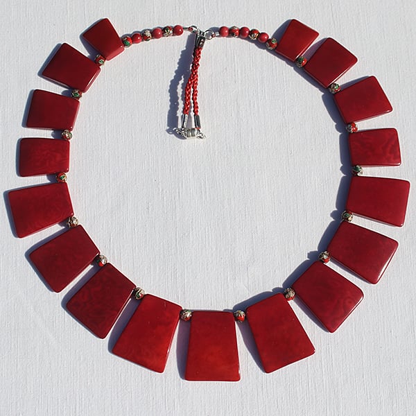 Dark Cloisonne Necklace