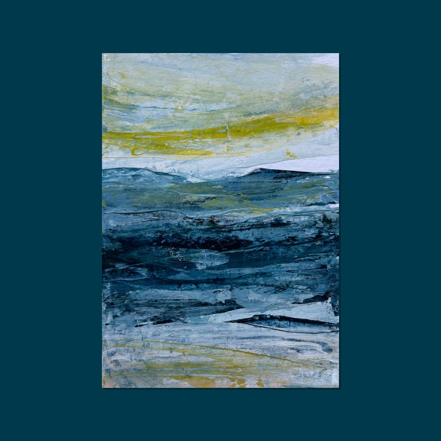 Original Seascape Painting - Beach Days 4 - Affordable Art Collection