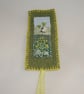 Embroidered Bookmark - Sheep and Buttercups - Image 2