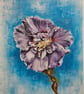 Purple Bloom blank card 6 x 4" - Image 3