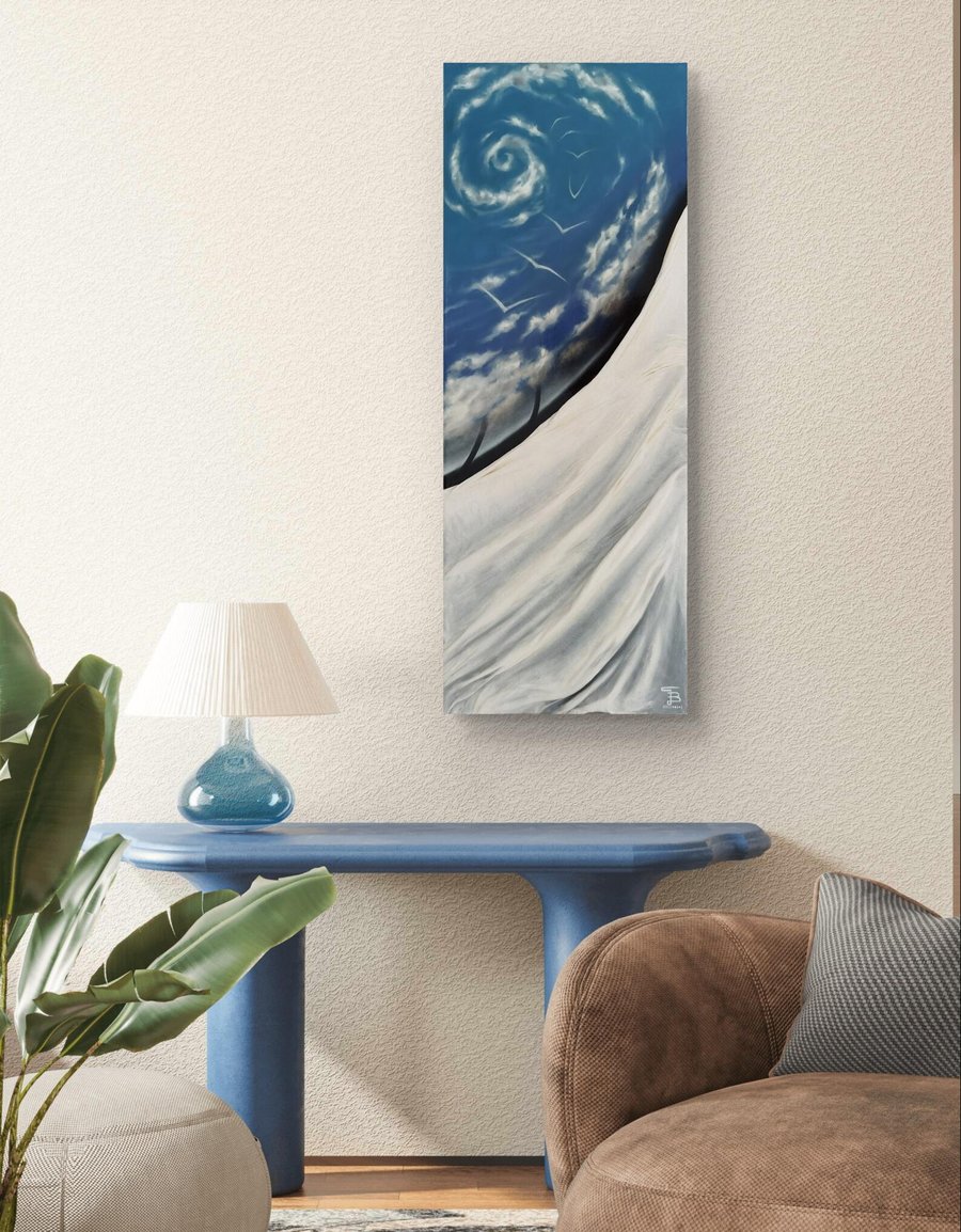 Freedom 2 original painting handmade by CREATOM